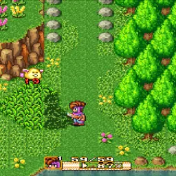 Secret of mana (SNES) playing in Wecade