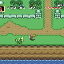 The legend of Zelda - A link to the past (SNES) playing in Wecade